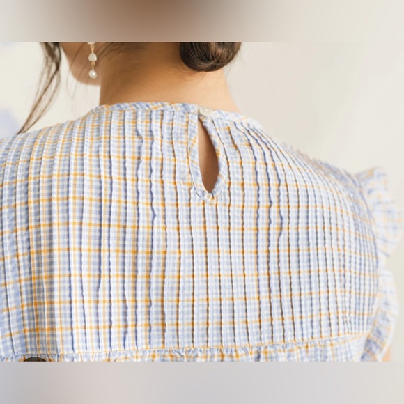 Harper Sage Women’s Kaleidoscope Blouse- Lavender Ochre - Picture 15 of 15